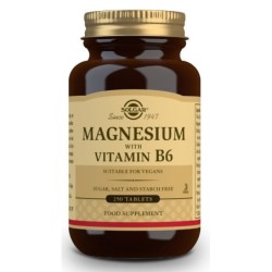 Comprar magnesio con vitamina B6 de Solgar |tiendaonline.lineaysalud