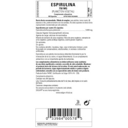 Comprar Espirulina 80 comp 750 Mg Solgar al mejor precio|lineaysalud