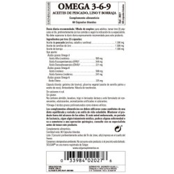 Comprar Omega 3-6-9 60 perlas Solgar de pescado azul, lino y borraja