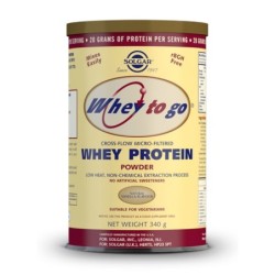 Comprar Whey Protein To Go Vainilla 340G Solgar al mejor precio
