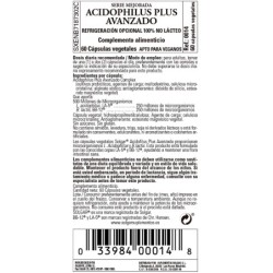 Comprar Acidophilus Plus Avanzado 60 cápsulas Solgar al mejor precio