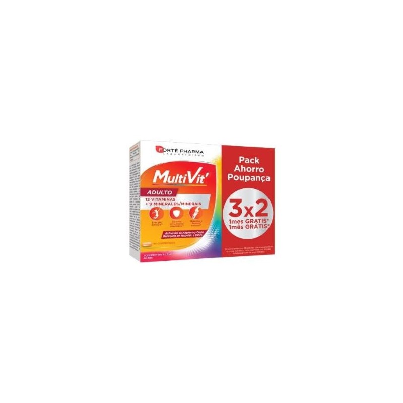 Multivit adulto 8de Forte Pharma | tiendaonline.lineaysalud.com