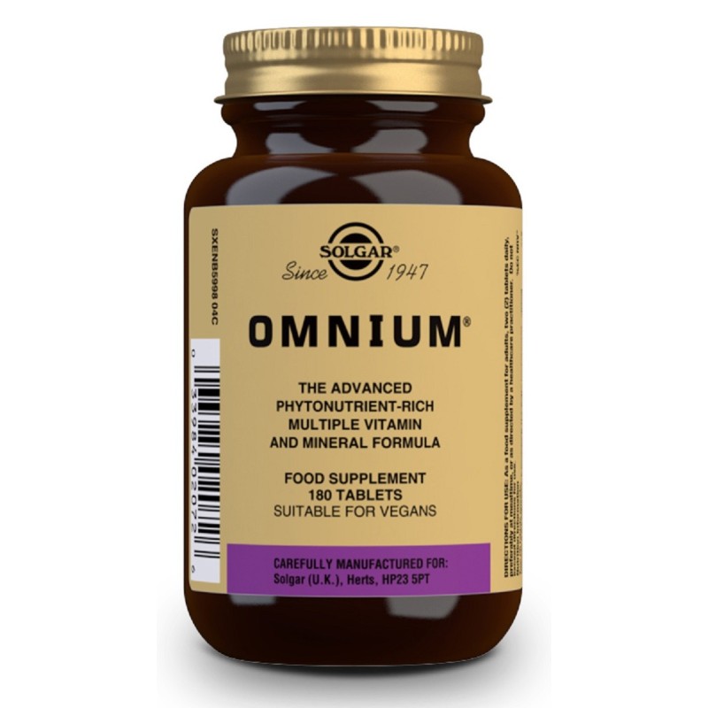Comprar Omnium multivitamínico 90 comprimidos Solgar al mejor precio