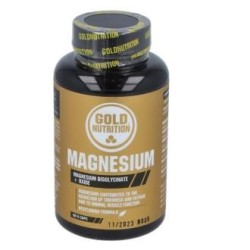 Magnesio 600mg. 6de Gold Nutrition | tiendaonline.lineaysalud.com