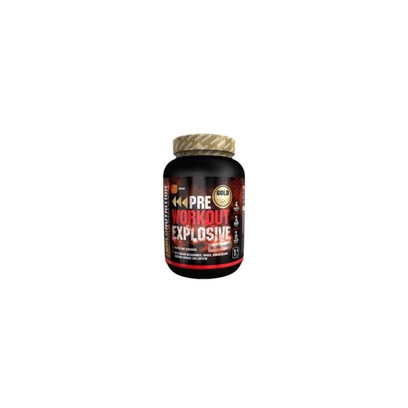 Pre-workout explode Gold Nutrition | tiendaonline.lineaysalud.com