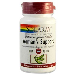 Woman's Support 30 cápsulas  de Solaray | tiendaonline.lineaysalud.com