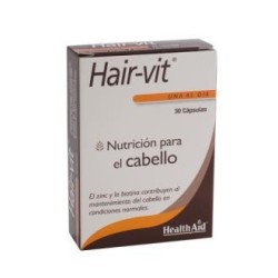 Hair-vit 30comp. de Health Aid | tiendaonline.lineaysalud.com