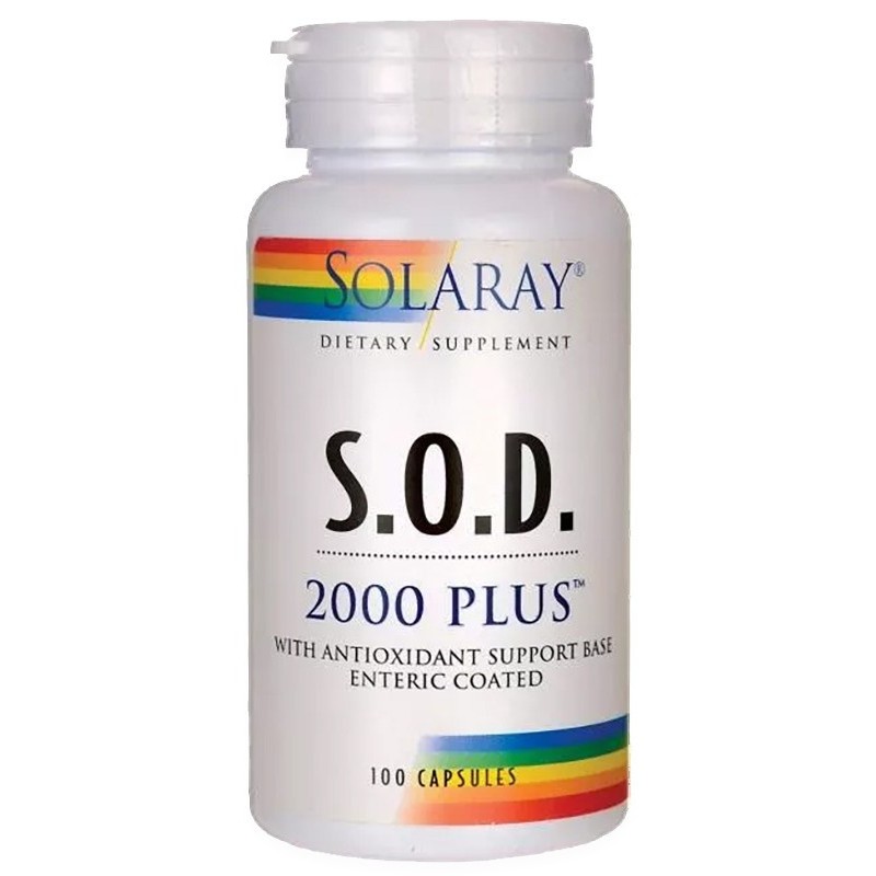 Comprar S.O.D. 2000 Plus 400Mg 100 capsulas Vegetales Solaray online | En tiendaonline.linea y Salud.com