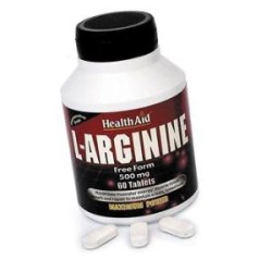 L-arginina 500mg.de Health Aid | tiendaonline.lineaysalud.com