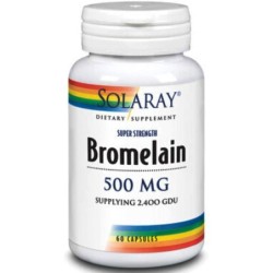 Bromelaina 60Cap 500mg Solaray (enzimas) | tiendaonline.lineaysalud