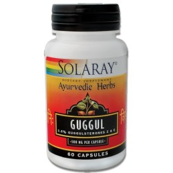 Guggul 450 mg de Solaray | 60 Veg Caps -Tiendaonline.lineaysalud