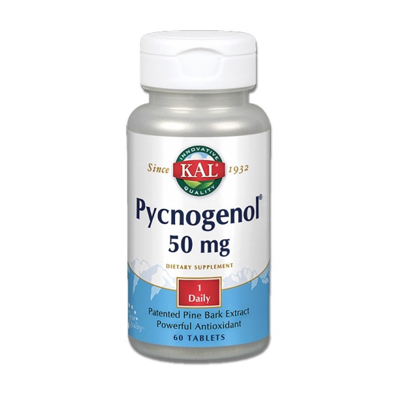 Pycnogenol capsulas 50Mg 60 comprimidos KAL | Tiendaonline.lineaysalud