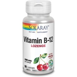 Vitamina B12 2000mcg 90 Comprimidos Sublinguales - Solaray|Lineysalud