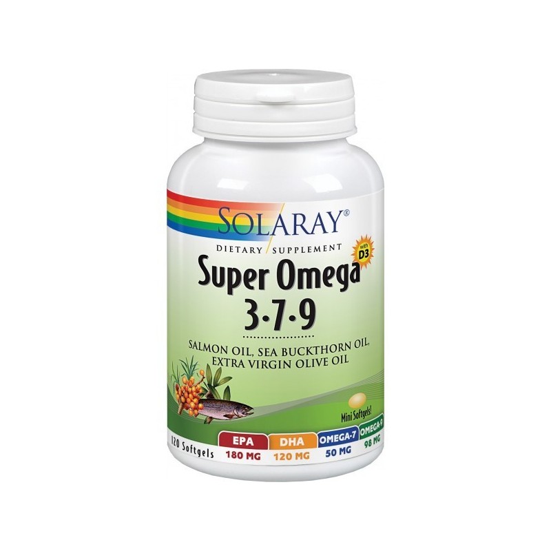 Super Omega 3-7-9 120 perlas  de Solaray | Tiendaonline.lineaysalud