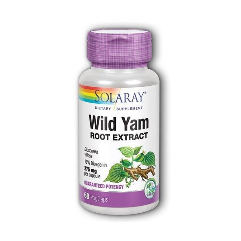 Wild yam 60 capsulas Solaray online en tiendaonline.lineaysalud.com