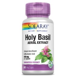 Holly Basil 450 Mg60 caps Solaray online | En tiendaonline.lineaysalud