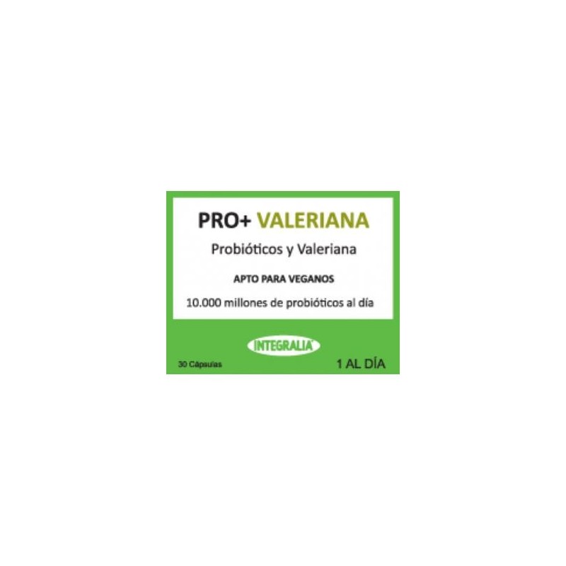 Pro+ valeriana 30de Integralia | tiendaonline.lineaysalud.com