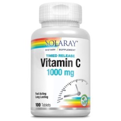 Vitamina C 1000Mg 100 retardada Solaray | En Tiendaonline.lineaysalud