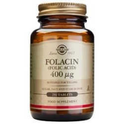 Acido Folico  400de Solgar | tiendaonline.lineaysalud.com