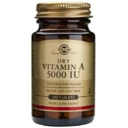 Vitamina A Seca 5de Solgar | tiendaonline.lineaysalud.com