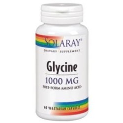Glycine 1000mg. 6de Solaray | tiendaonline.lineaysalud.com