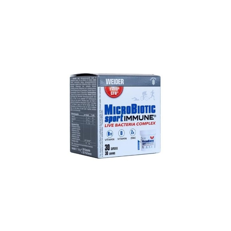 Microbiotic 30capde Weider | tiendaonline.lineaysalud.com