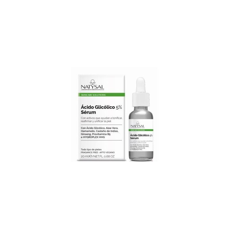 Acido glicolico 5de Natysal | tiendaonline.lineaysalud.com