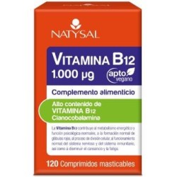 Vitamina b12 1000de Natysal | tiendaonline.lineaysalud.com