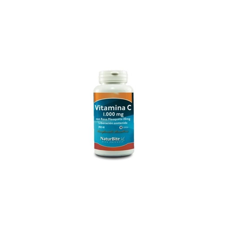 Vitamina c 1000mgde Naturbite | tiendaonline.lineaysalud.com