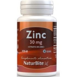 Zinc citrato 30mgde Naturbite | tiendaonline.lineaysalud.com