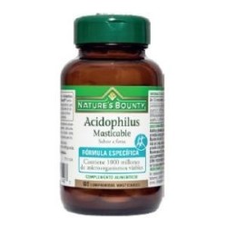 Acidophilus saborde Nature´s Bounty | tiendaonline.lineaysalud.com