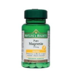 Magnesio 250mg. de Nature´s Bounty | tiendaonline.lineaysalud.com