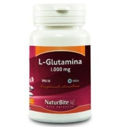 L-glutamina 1000mde Naturbite | tiendaonline.lineaysalud.com