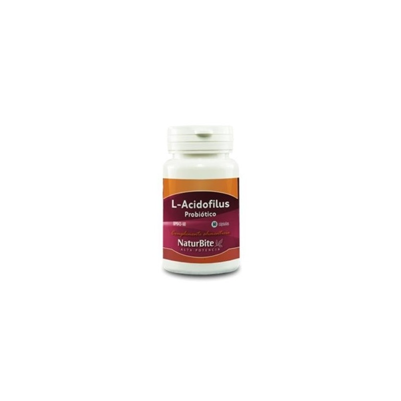 L-acidophilus 500de Naturbite | tiendaonline.lineaysalud.com
