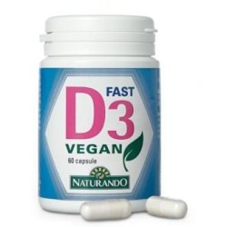 D3 fast vegan de Naturando | tiendaonline.lineaysalud.com