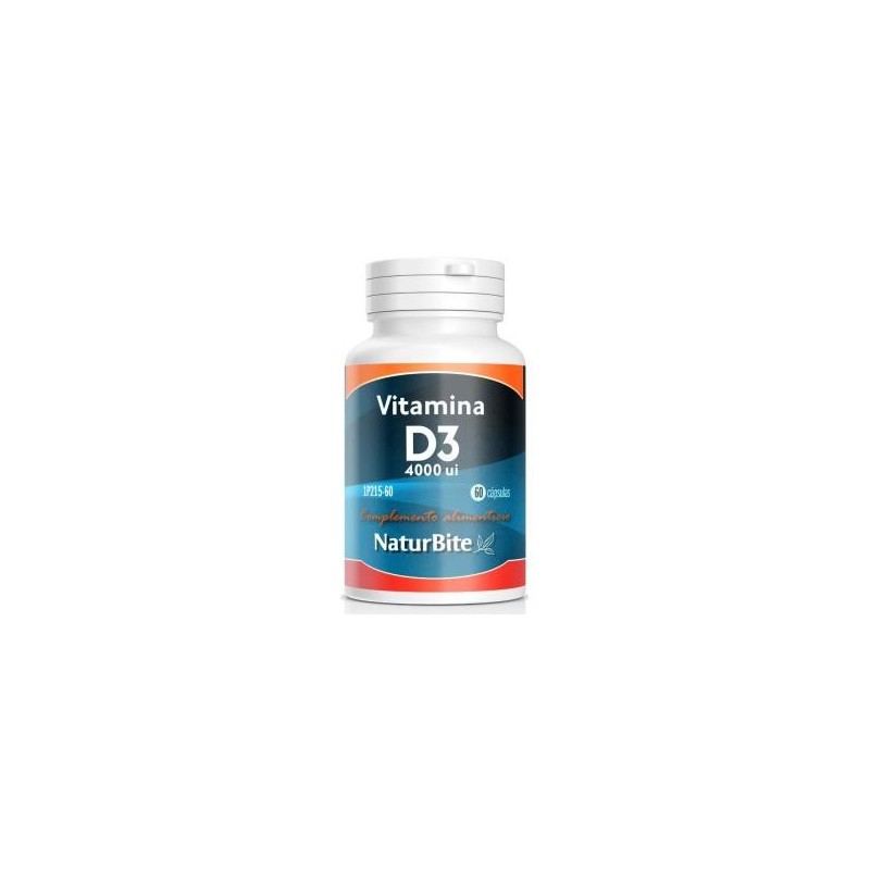 Vitamina d3 4000ude Naturbite | tiendaonline.lineaysalud.com