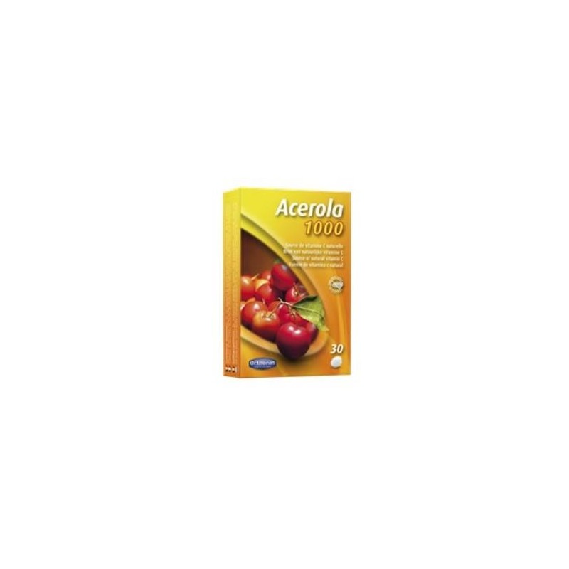 Acerola 1000mg. de Ortho Nat | tiendaonline.lineaysalud.com