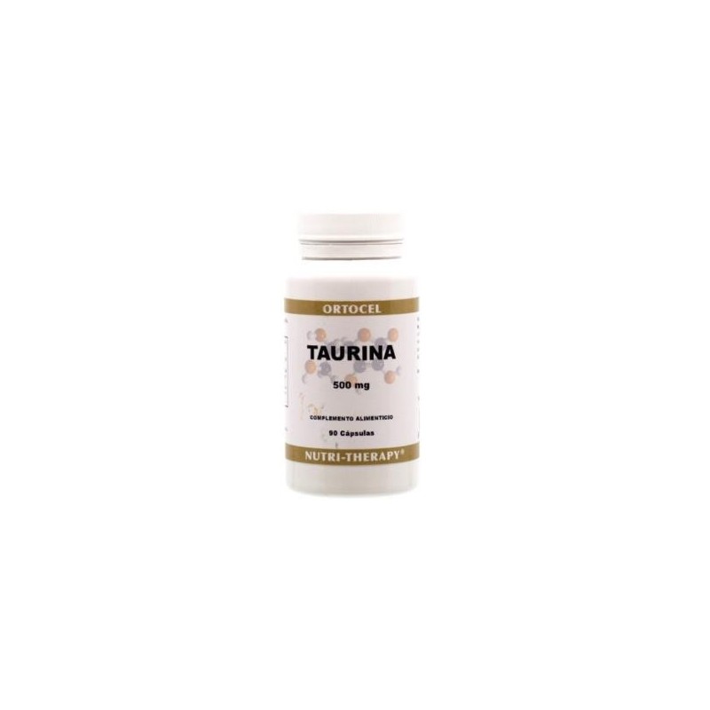 Taurina 500mg. de Ortocel Nutri-therapy | tiendaonline.lineaysalud.com