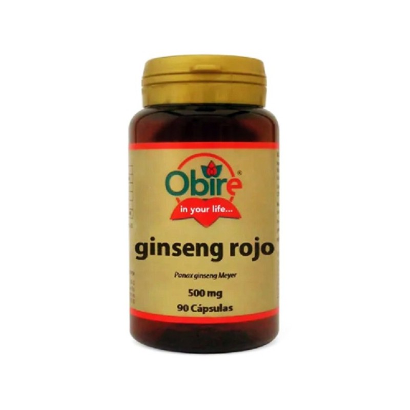 Ginseng Rojo (Panax ginseng meyer) 500mg. 90 cápsulas. Al mejor precio