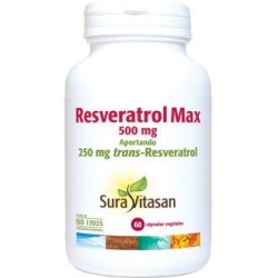 Resveratrol max de Sura Vitasan | tiendaonline.lineaysalud.com