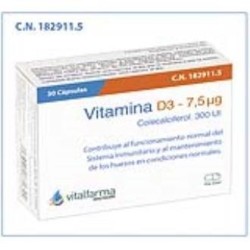 Vitamina d3 7-5mcde Vitalfarma | tiendaonline.lineaysalud.com