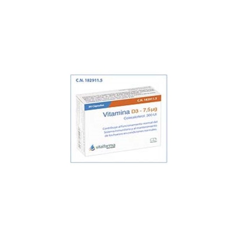 Vitamina d3 7-5mcde Vitalfarma | tiendaonline.lineaysalud.com