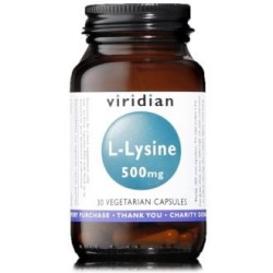 L-lisina 500mg. de Viridian | tiendaonline.lineaysalud.com