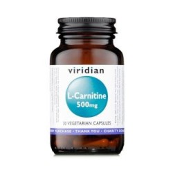 L-carnitina 500mgde Viridian | tiendaonline.lineaysalud.com