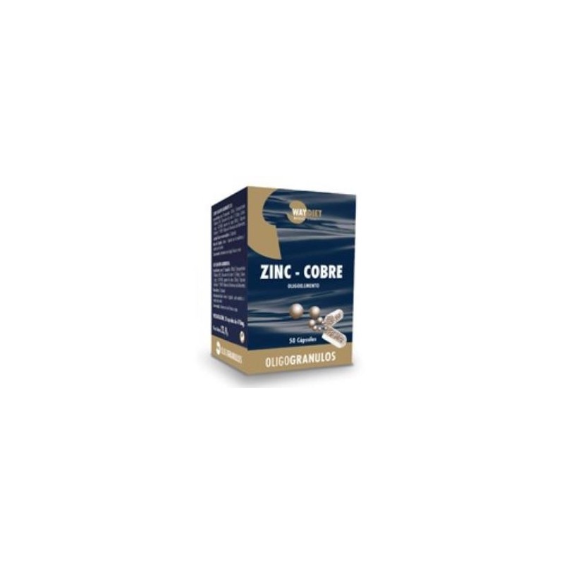 Zinc-cobre oligogde Waydiet Natural Products | tiendaonline.lineaysalud.com