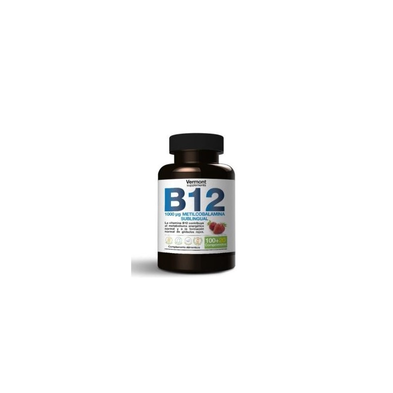 Vitamina b12 1000de Vermont Supplements | tiendaonline.lineaysalud.com