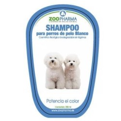 Champu pelo blancde Zoopharma Veterinaria | tiendaonline.lineaysalud.com