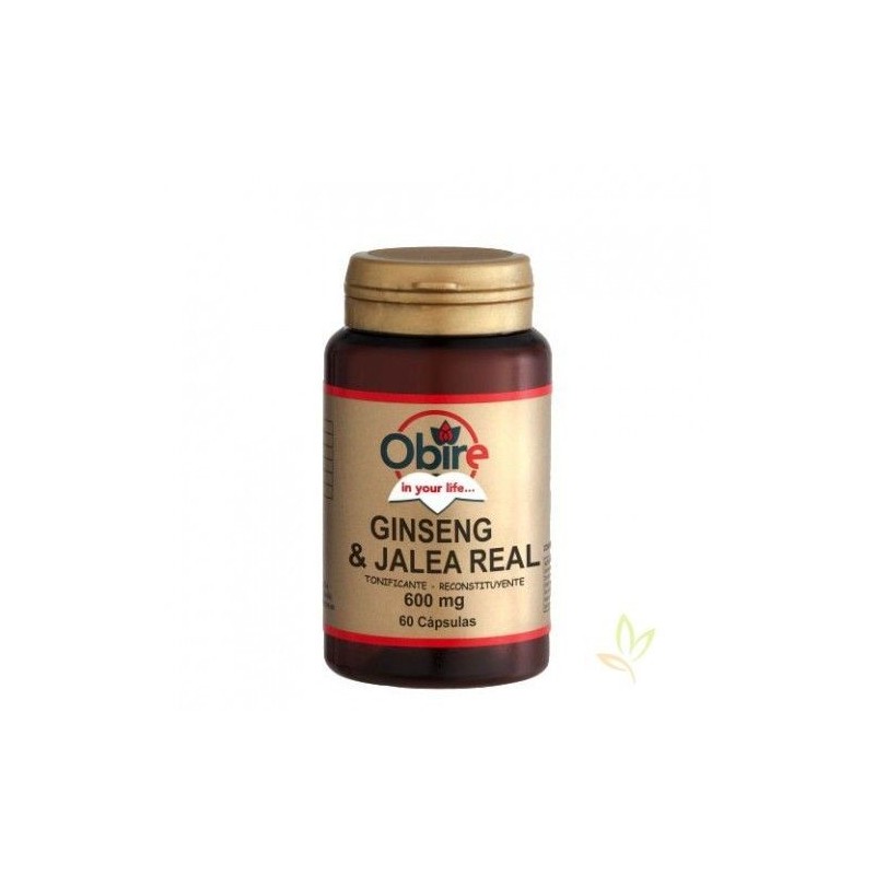 Ginseng con Jalea real 600 mg. Una mezcla que aporta vitalidad y salud