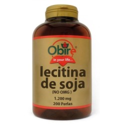 Lecitina de soja (1600 mg).  Aporte en elementos que mantienen la vida