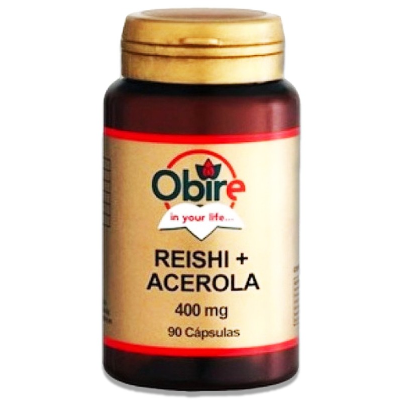 Reishi con Acerola 400 mg 90 cápsulas  en tiendaonline.lineaysalud.com